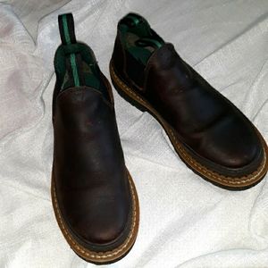 COPY - Geogia Giant ankle brown leather chukka boots. Size 8